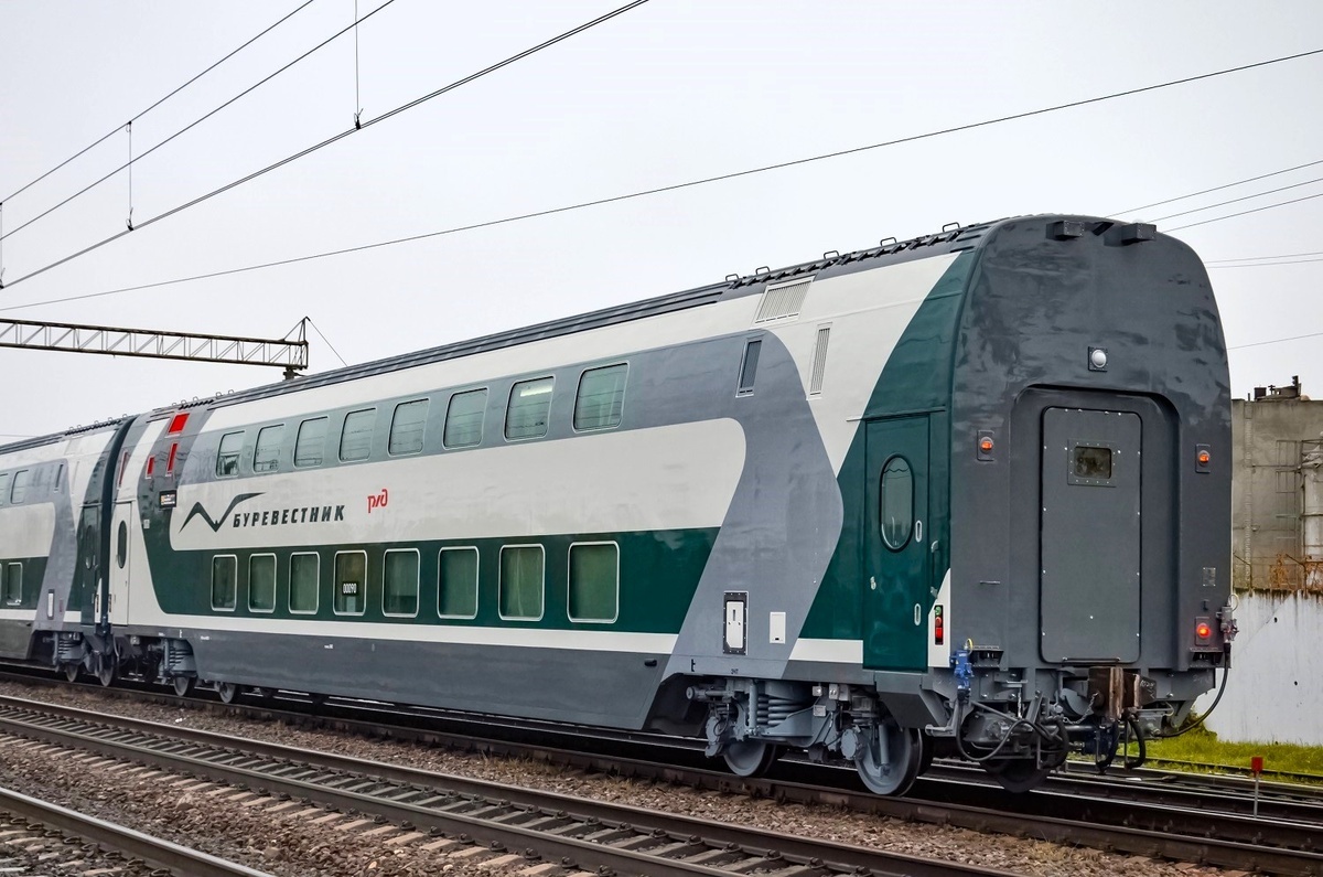 Новые вагоны поезда «Буревестник» на обкатки. Исчтоник: dzen/Пути Сообщения | Денис РационалЪ