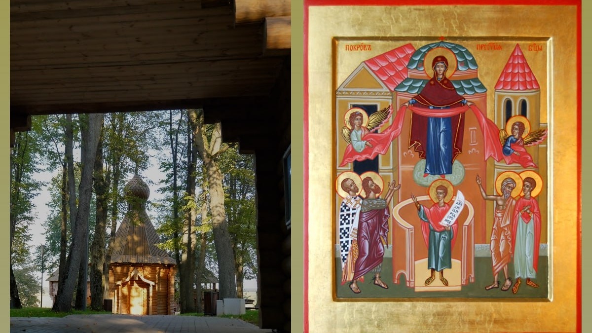 Коллаж ИА SM-News, икона Покров Богородицы📷
