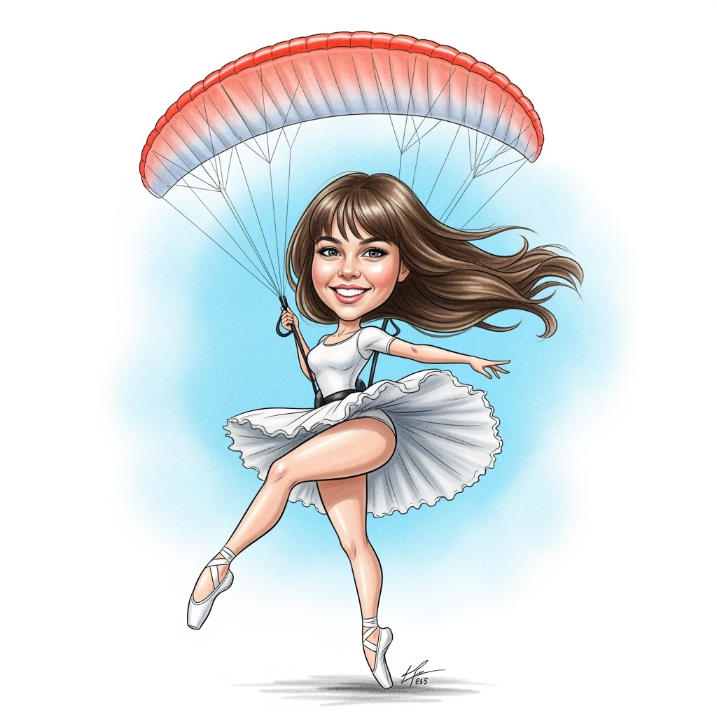 "Вот прямо в пачках и пуантах приземлились в мой огород..." (по версии нейросети LuminaGen)