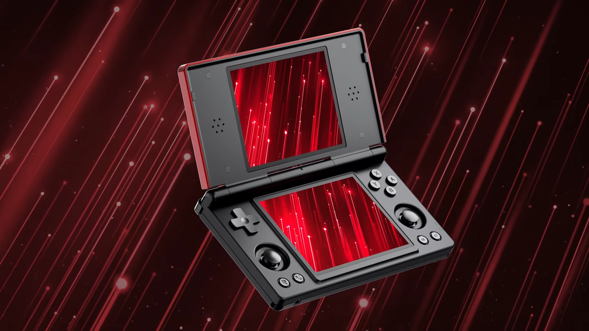    Anbernic рассекретила 100-долларовую складную «портативку» RG DS