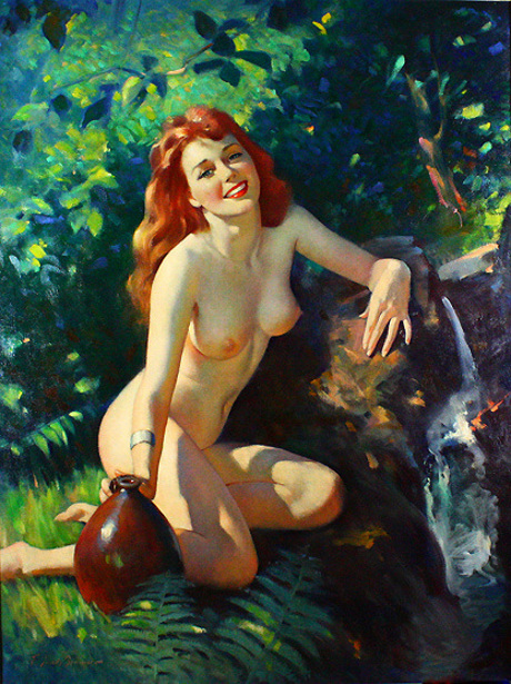 Обнаженная у Ручья