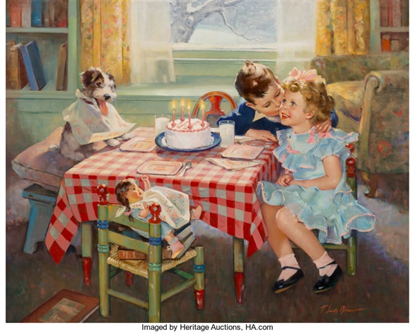 Поцелуи на День Рождения