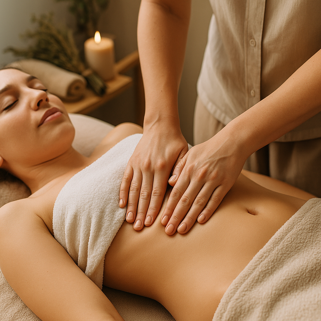 Мягкий висцеральный массаж живота помогает запустить лимфоток и обмен веществ, уменьшить отёчность и восстановить естественную подвижность тканей. Эта техника активирует внутренние органы и улучшает работу пищеварительной системы.