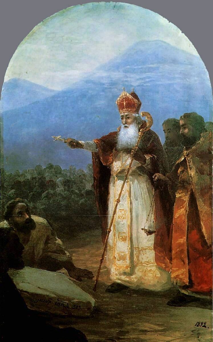 Крещение армянского народа - И. К. Айвазовский