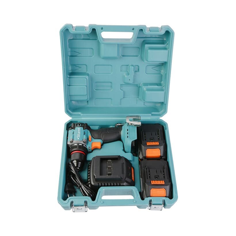 Дрель-шуруповерт Sturm CD1860BL в кейсе. Фото из интернета