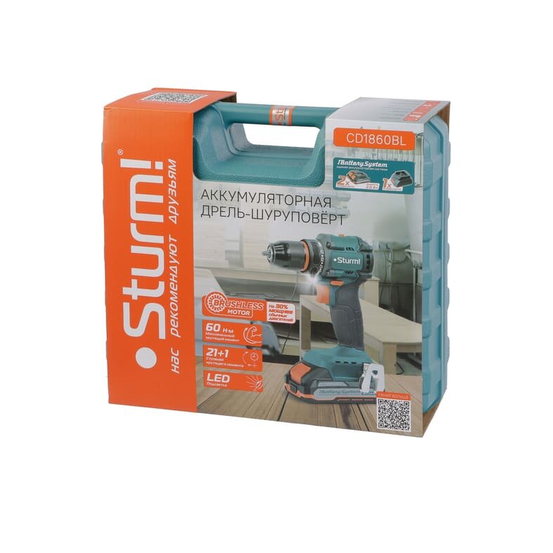 Sturm CD1860BL в коробке. Фото из интернета