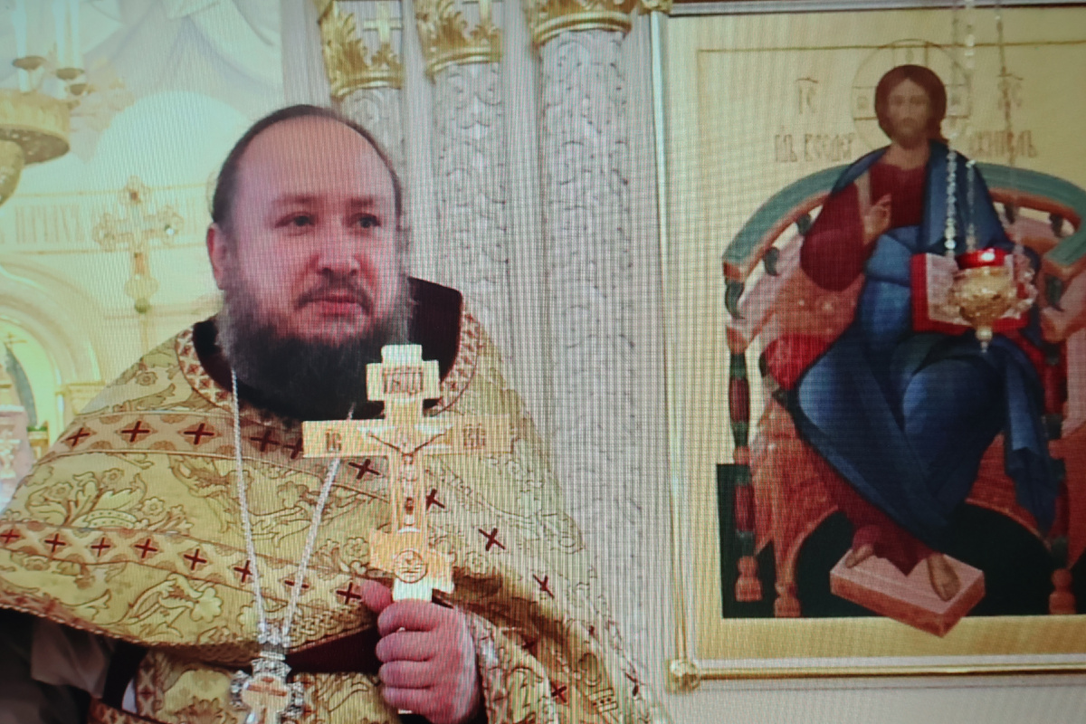 Настоятель  храма свт.Иова о.Александр НАРУШЕВ. Называет вещи своими именами. 