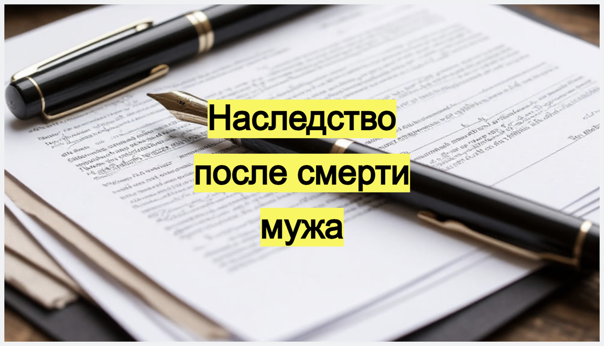 Наследство после смерти мужа