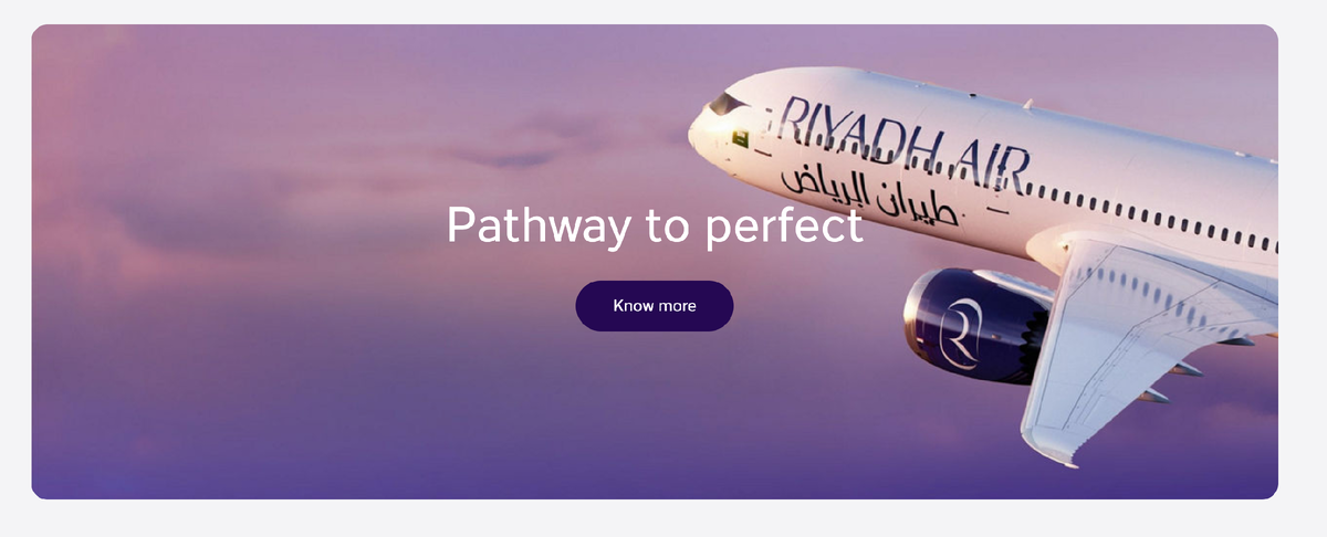 Фирмный стиль новой авиакомпании Riyadh Air