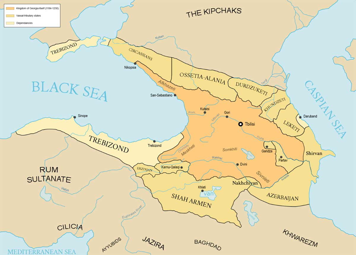 ���������� ������� � ������ ������ ����������� �������� �� ������� ��������� ������ ������, ����� 1210 ����, ����� ��������. ��������: Wikimedia Commons