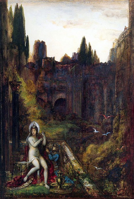 Гюстав Моро – "Вирсавия", 1883 г.,  59,2 x 41,5 см