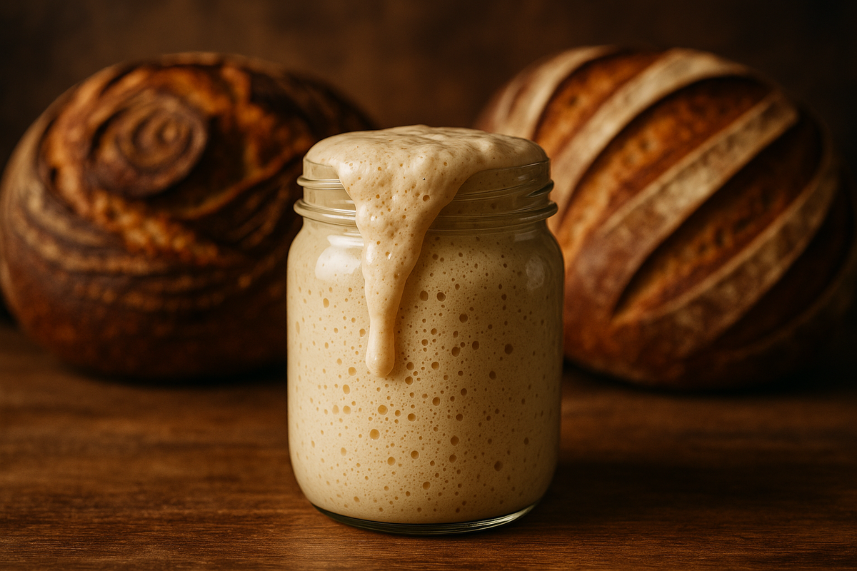 Работа с закваской: как определить готовность к выпечке.