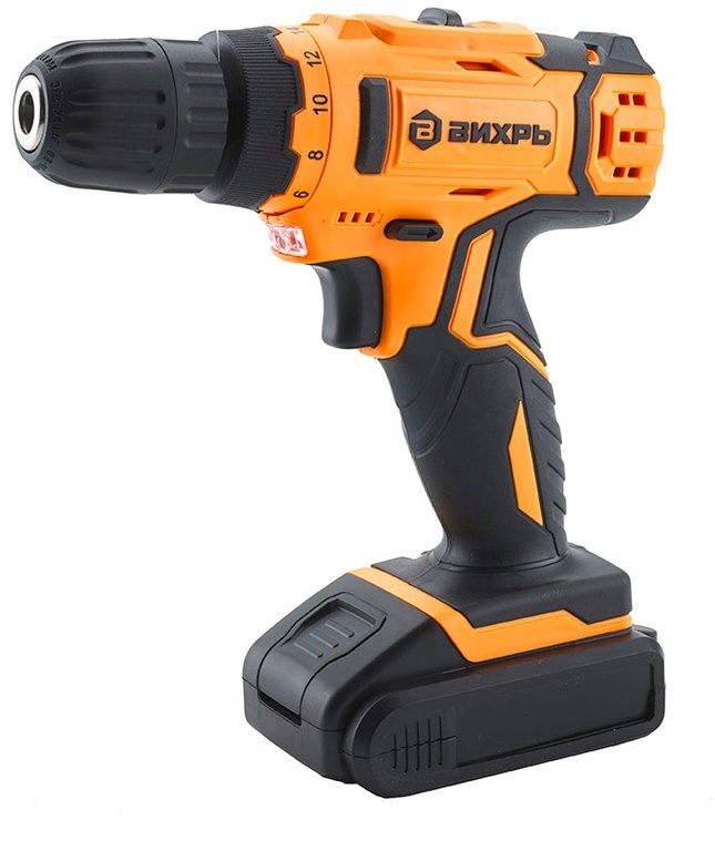 Внешность у Вихрь ДА-14,4Л-2К не сказать чтобы навороченная, но и ценовая категория соответствующая