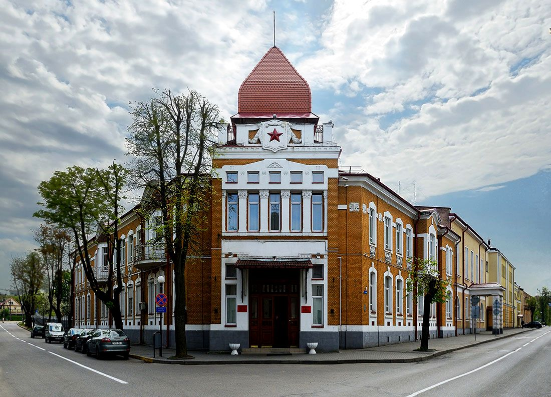 Штаб армии в Гродно.  Изображение из открытых источников.