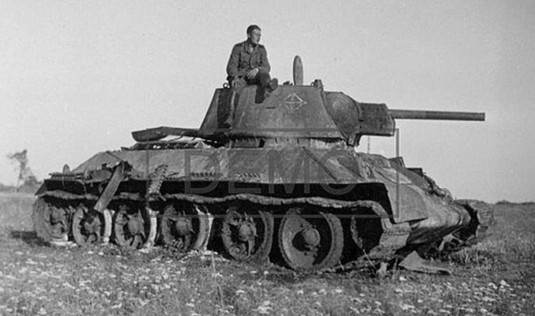 Т-34-76 на Курской дуге
