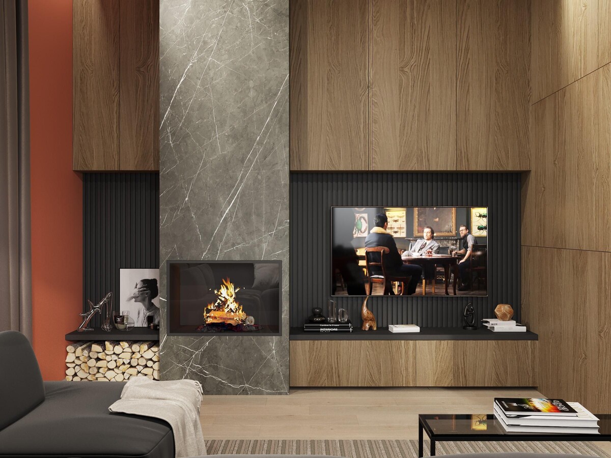 Один из примеров наших работ — реализованный дизайн-проект для дома в «Охта Парке»