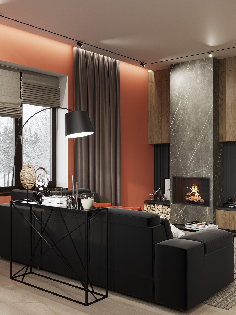 Один из примеров наших работ — реализованный дизайн-проект для дома в «Охта Парке»