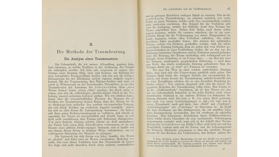 Зигмунд Фрейд «Толкование сновидений», 1900.📷Фото: Franz Deuticke