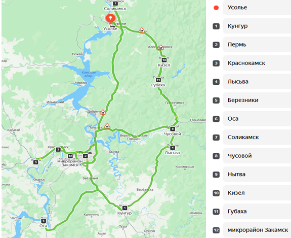 Яндекс карта