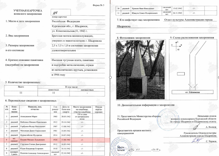сайт Память народа