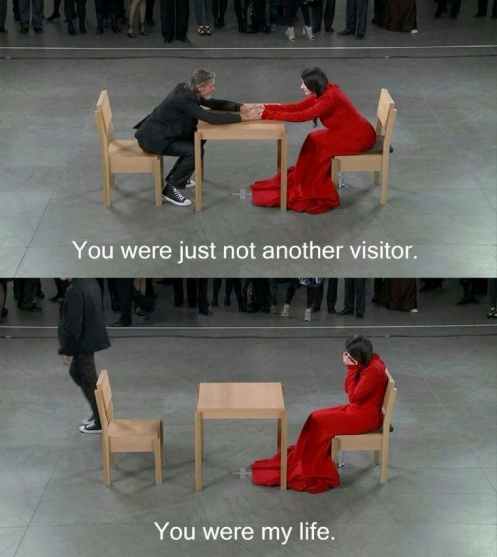 Марина Абрамович "The Artist is Present», 2010 г.