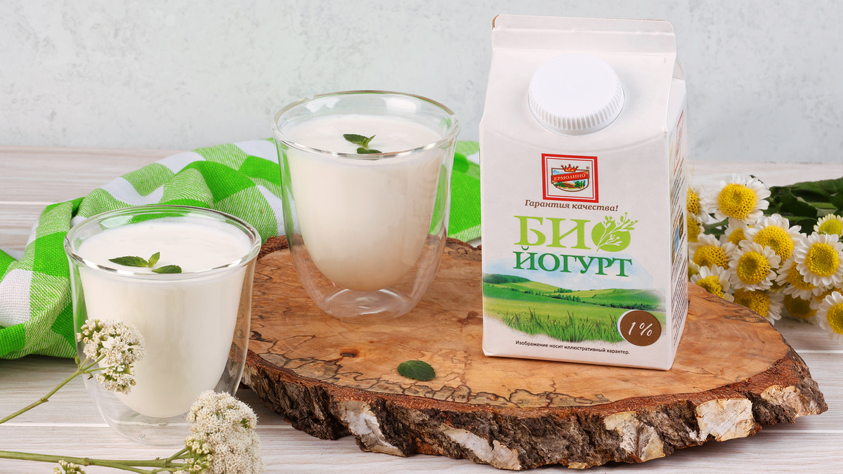 Продукт кисломолочный «Биойогурт» ТМ «ЕРМОЛИНО»