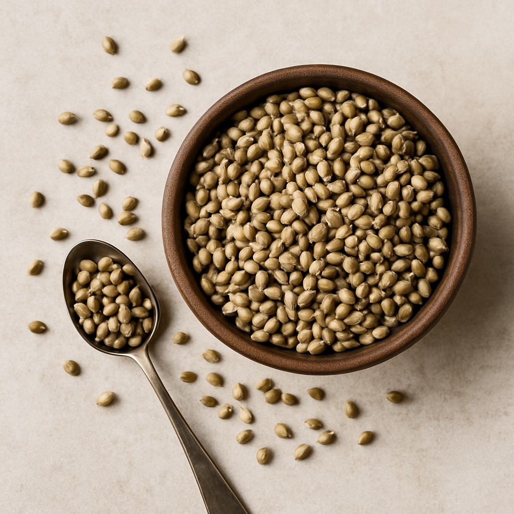 Ядра конопли неочищенные