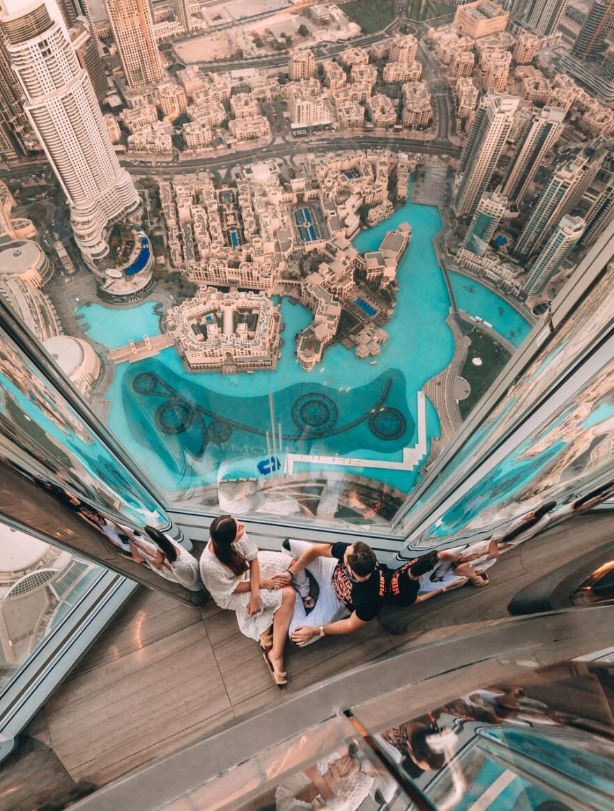 Burj Khalifa At The Top (Этажи 124/125 ≈ 456 м) и SKY (Этаж 148)