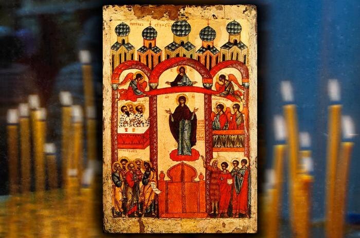 Покров Пресвятой Богородицы 14 октября: традиции и приметы праздника. Обложка © Коллаж © Life.ru. Фото © Shutterstock / FOTODOM / RAW4, © Wikipedia / Tretiakov Galerie