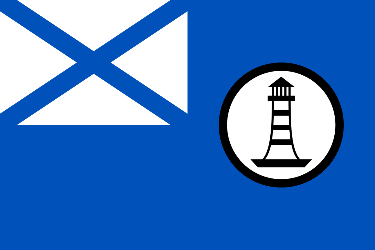 Флаг гидрографических судов (катеров) Военно-морского Флота России с 2001 года