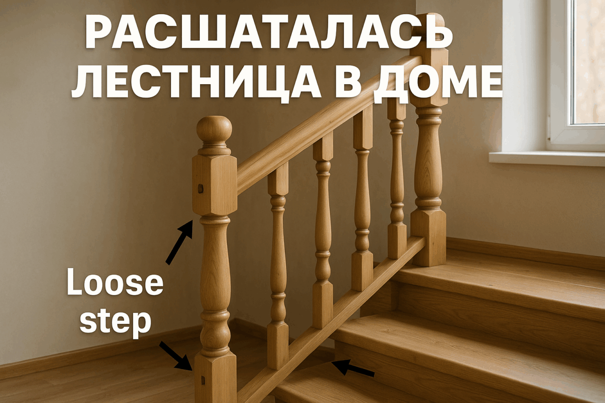    Расшаталась лестница в доме — укрепление ступеней и перил Михаил Юрьевич