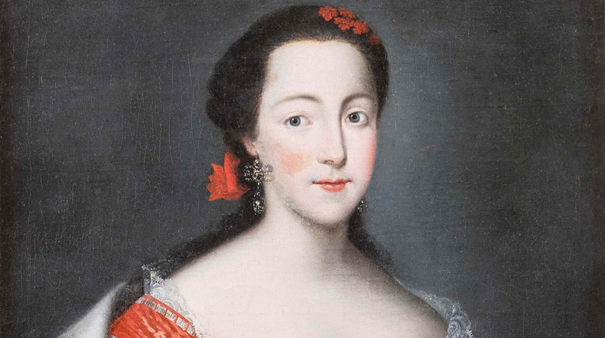 Молодая Екатерина, будущая императрица Екатерина II