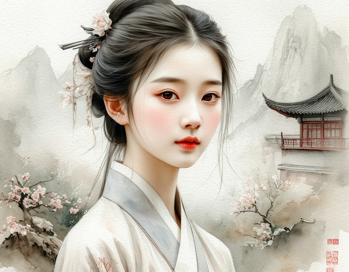 Пассионарий Китая - У Мэй в юности.