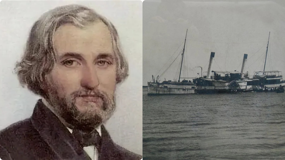 Тургенев и пароход