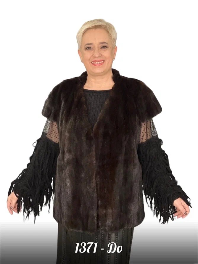 Переделка жилета из меха норки в куртку-трансформер. Ателье Ирины Берзиной.