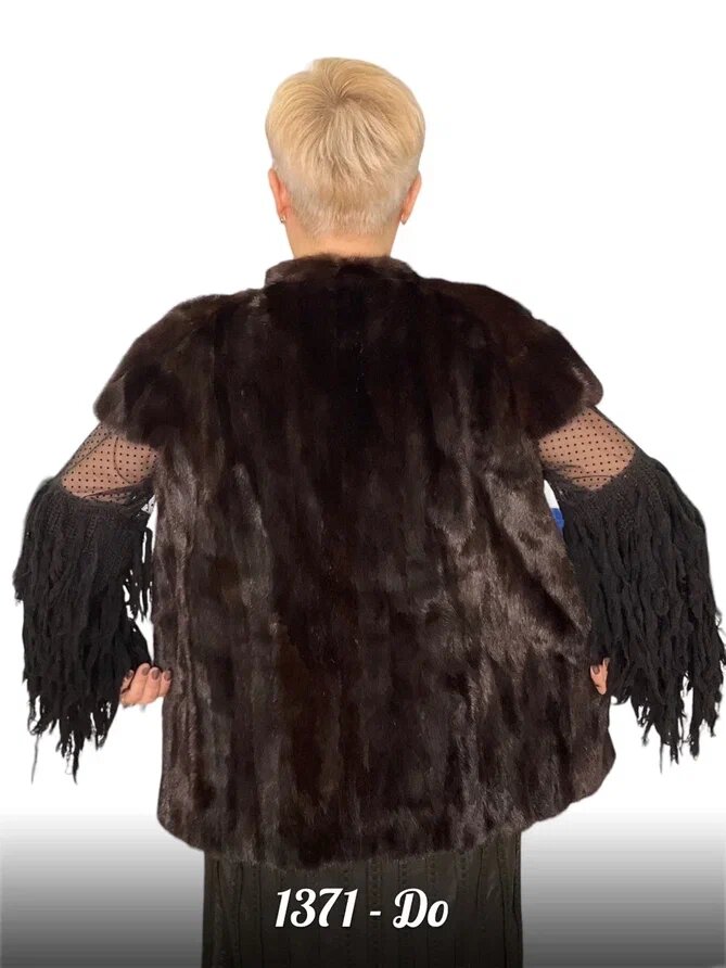 Переделка жилета из меха норки в куртку-трансформер. Ателье Ирины Берзиной.