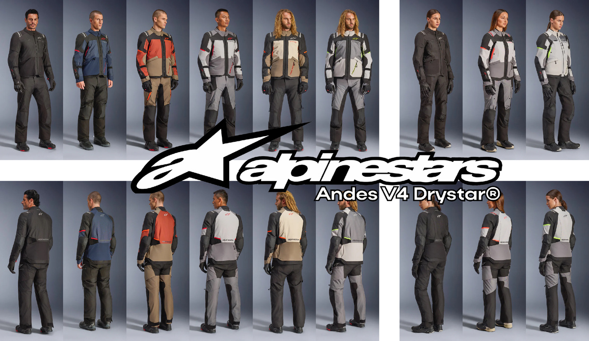 MC26 Alpinestars Collection. Andes V4 Drystar®.