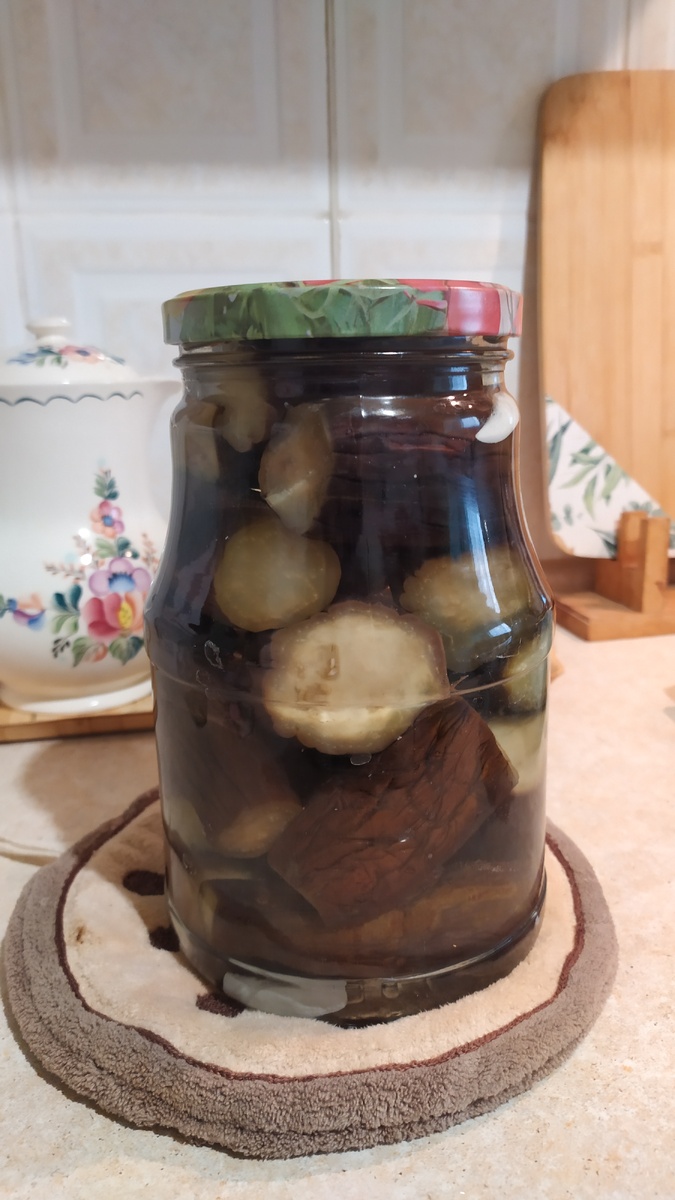 Баклажаны маринованные для салата 
