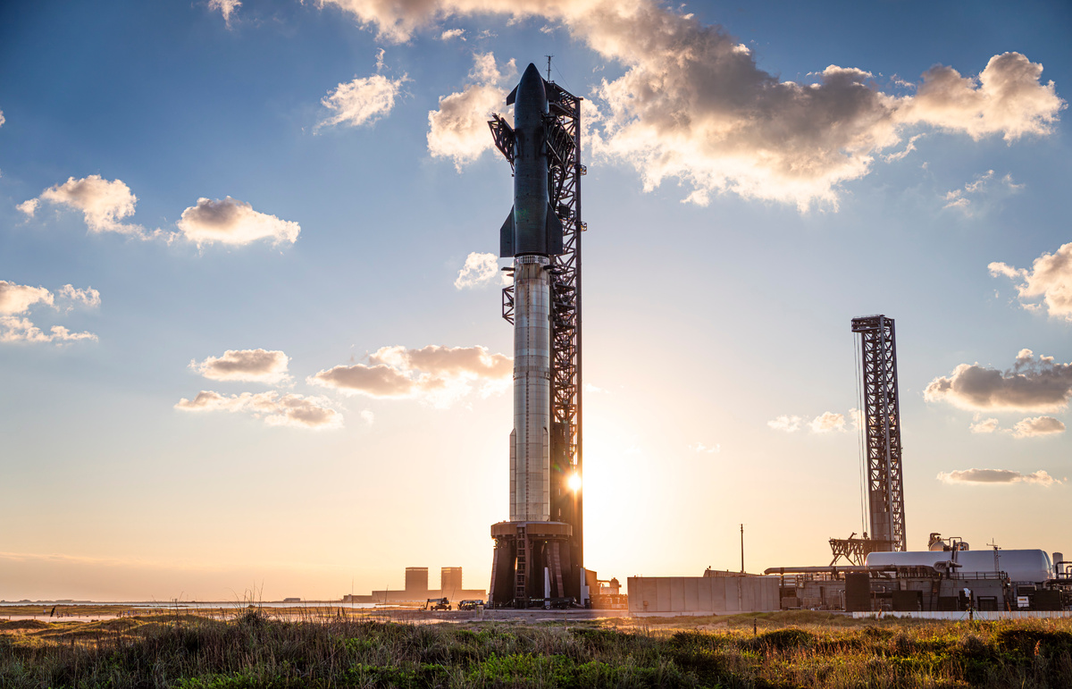 РН Starship перед 11 полётом. Credit: SpaceX.
