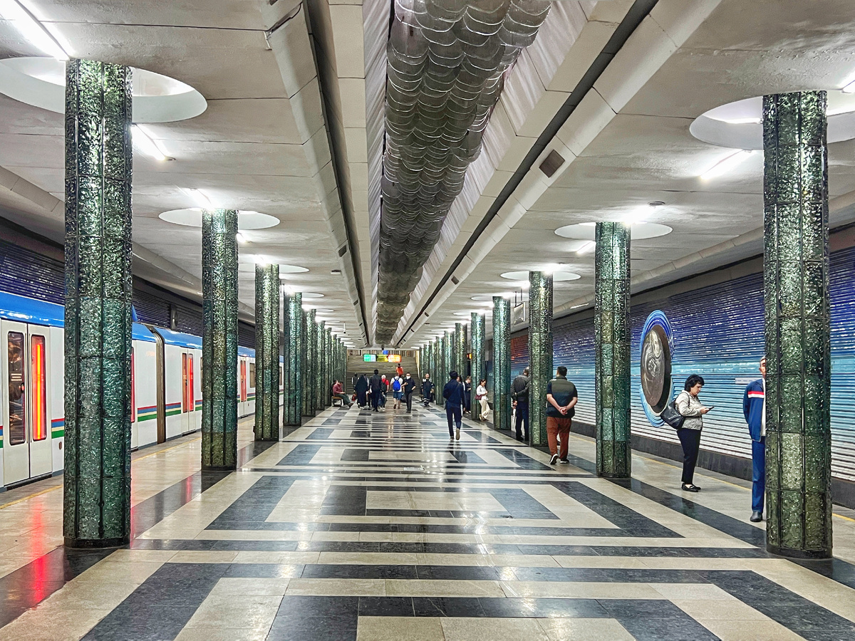 Станция «Космонавтов», Ташкент. Фото автора