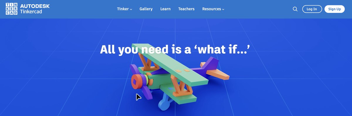 tinkercad.com📷Интерфейс Tinkercad