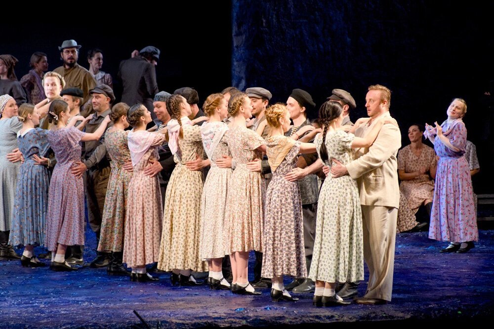    Показ оперы Родиона Щедрина «Не только любовь», посвященный памяти композитора, в МАМТ. Фото: Фото Сергея Родионова