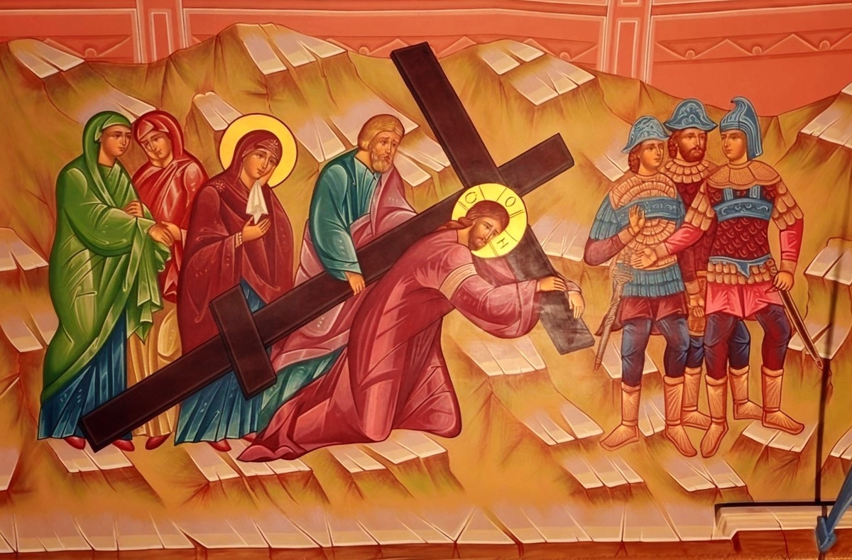 Несение Креста Господня. Икона.