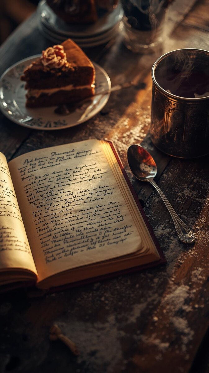 Тетрадь с рецептами (создано ИИ)