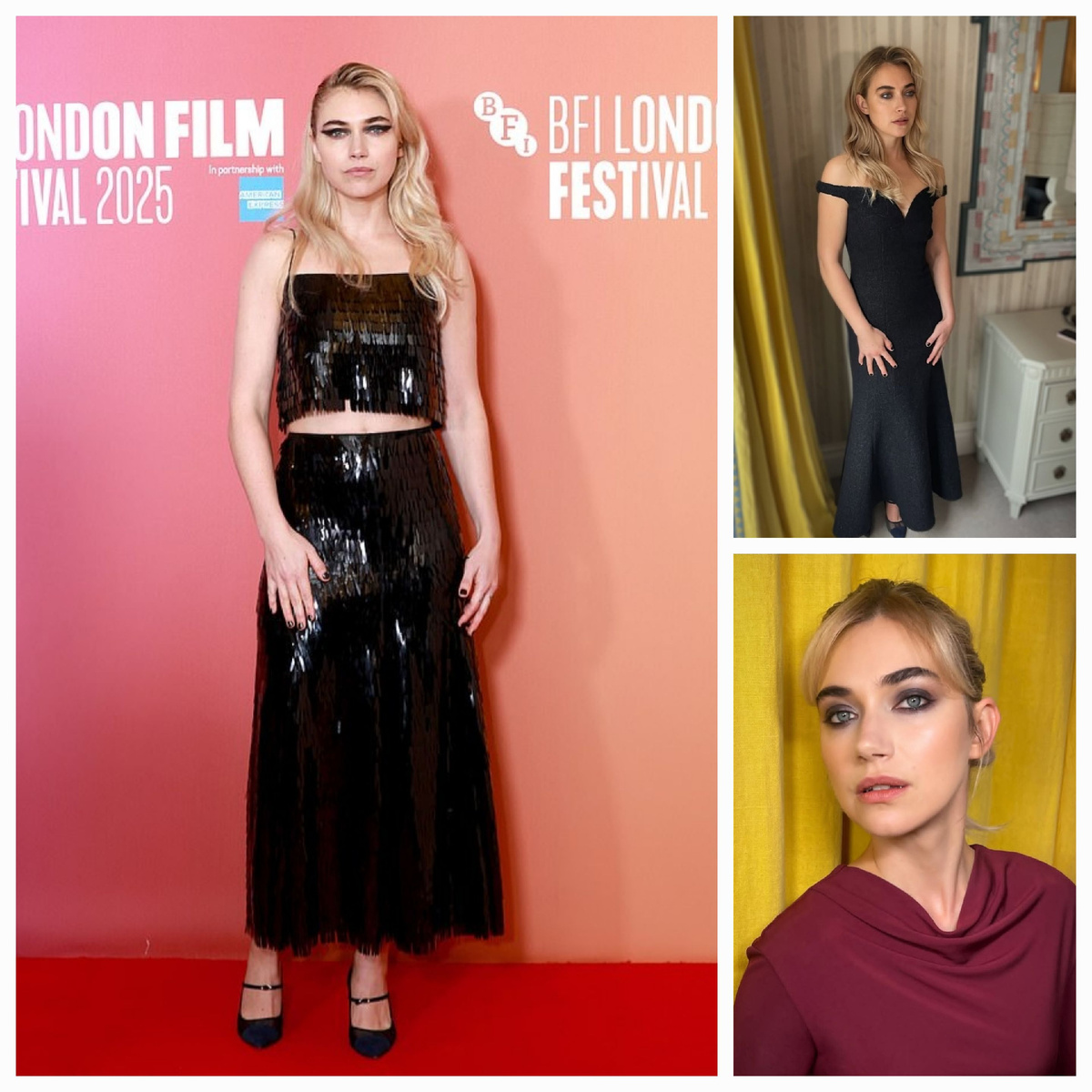 Образы для премьеры фильма "Гедда" в рамках Лондонского кинофестиваля. Материал: Getty Images и Justine Jenkins.