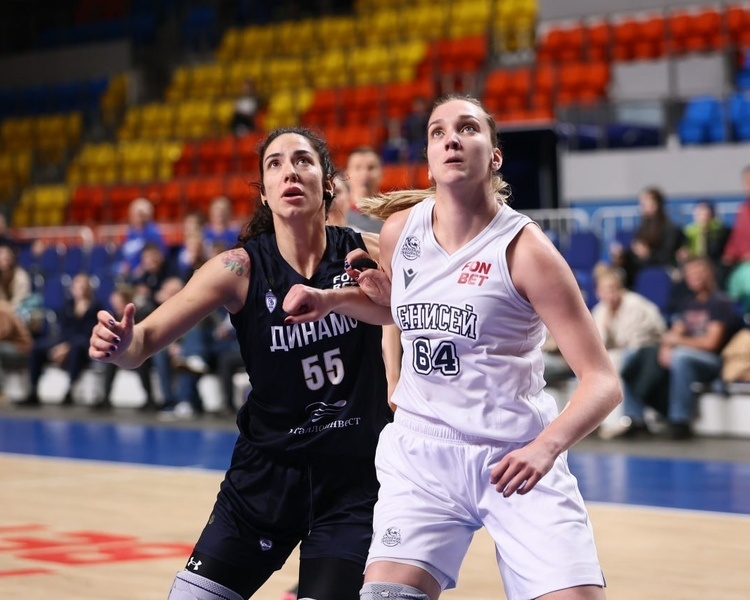     Курские баскетболистки обыграли красноярский «Енисей»