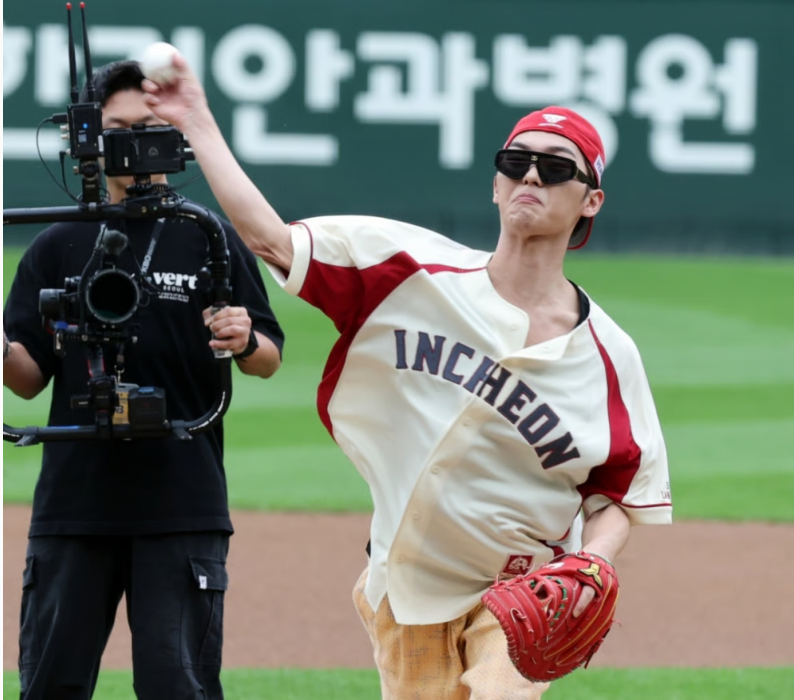 Снимок с экрана монитора. Момент броска.