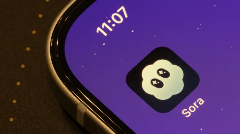 Иконка новой соцсети Sora от OpenAI