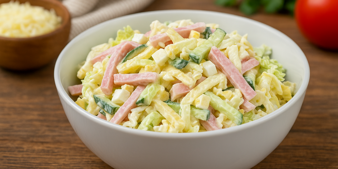 Салат Неженка — лёгкий, свежий и по-домашнему вкусный