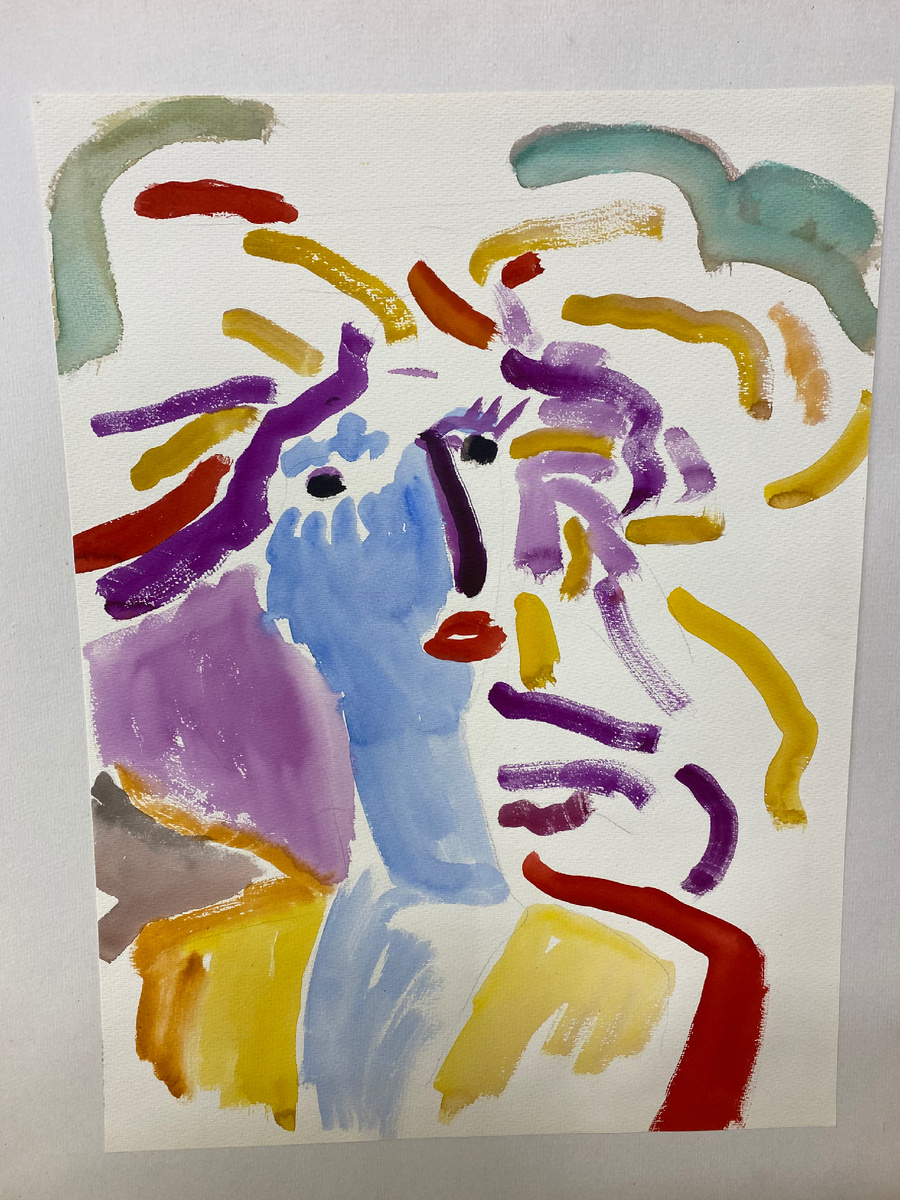 Катя. Выставка Михаила Якушина на Арбате